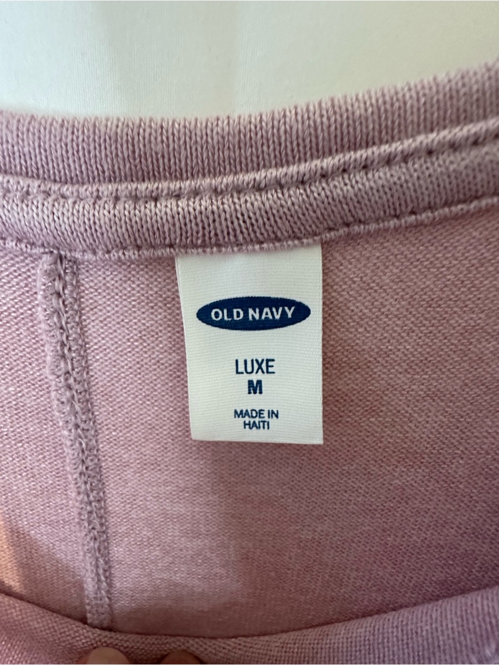 Old Navy Women's Tank Tops - Dusty Lavender & Peach Tie-Dye - Picture 2 of 6